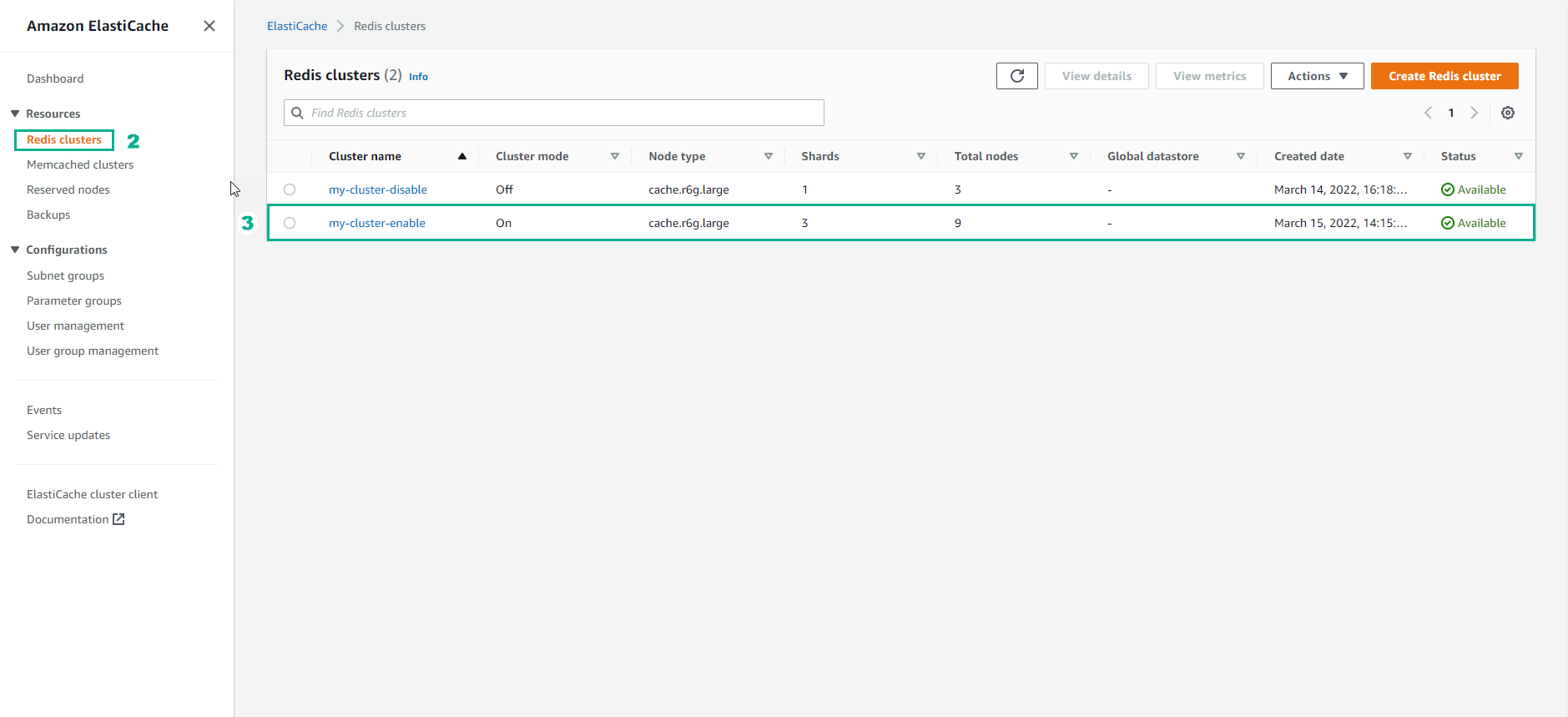 Connect to the cluster’s node
